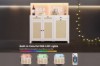 Picture of [FLOOR MODEL CLEARANCE] NORLEN 3-Door Storage Cabinet/Buffet with LED Lighting