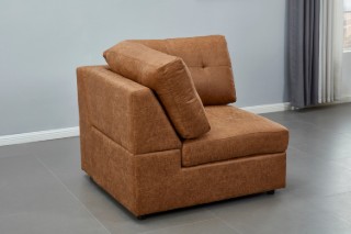 Picture of AUSTEN Fabric Modular Sectional Sofa Range (Brown Gold) - Arm Facing Left