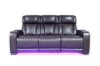 Picture of VOLT Air Leather Dual Motor Power Reclining Sofa Range with Cup Holders & Storage & USB Port & Wireless Charging & LED Lighting (Brown)