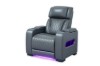 Picture of VOLT Air Leather Dual Motor Power Reclining Sofa Range with Heating and Cooling Cup Holder & Storage & Type-C Port & Wireless Charging & LED Lighting (Grey)