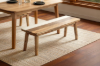 Picture of [FLOOR MODEL CLEARANCE] LEAMAN 1.2M Solid Acacia Wood Dining Bench