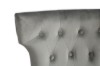 Picture of [FLOOR MODEL CLEARANCE]  JORDAN Tufted Winged Back Dining Chair (Grey)