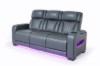 Picture of VOLT Air Leather Dual Motor Power Reclining Sofa Range (Grey) - 3RRC+2RRC Sofa Set