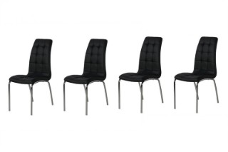 Picture of CARLOS Dining Chair (Black) - 4 Chairs in 1 Carton
