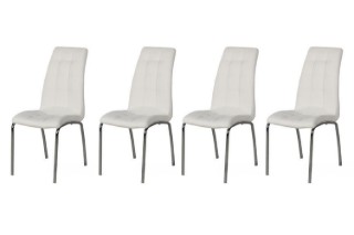 Picture of CARLOS Dining Chair (White) - 4 Chairs in 1 Carton