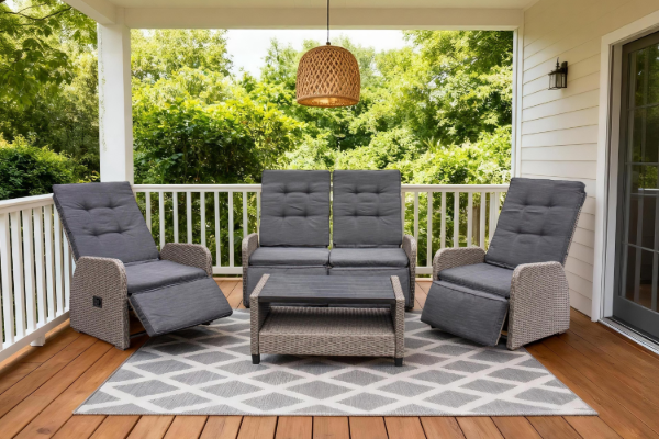 Picture of [FLOOR MODEL CLEARANCE] NAOMI Outdoor Relax Gas Lift Lounge Sofa Set