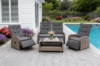 Picture of [FLOOR MODEL CLEARANCE] NAOMI Outdoor Relax Gas Lift Lounge Sofa Set
