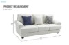Picture of WESTBROOK Fabric Sofa Range - 3 Seater
