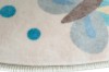 Picture of FABLE D100 Cartoon Washable Rug (Butterfly Printed)
