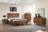 Picture of WALCOTT Genuine Walnut Veneer Bedroom Combo Set in Queen Size - 6PC