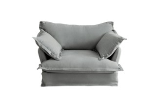 Picture of [FLOOR MODEL CLEARANCE] CAVINAS 1.5 Seater Seater Fabric Sofa Range (Grey)