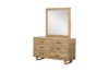 Picture of [FLOOR MODEL CLEARANCE]LYNWOOD 6-Drawer Solid Tasmanian Oak Dresser with Mirror