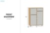 Picture of KAIRA 1-Drawer 3-Door Kids Wardrobe/Storage Cabinet