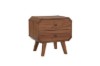 Picture of WALCOTT 2-Drawer Genuine Walnut Veneer Bedside Table