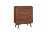 Picture of WALCOTT 4-Drawer Solid Walnut Veneer Tallboy