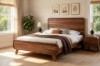 Picture of WALCOTT Genuine Walnut Veneer Queen Size Bed Frame