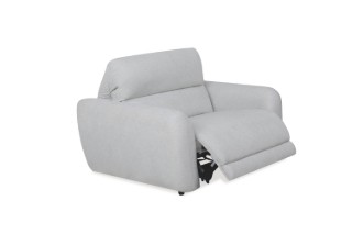 Picture of BENTON Dual Motor Power Recliner Sofa Range - 1 Seat with USB Type-C Ports (1R)