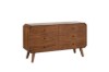 Picture of WALCOTT 4PC/5PC/6PC Solid Walnut Veneer Bedroom Combo Set in Queen Size