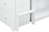 Picture of OLIVER Solid Wood Single Size Loft Bed Frame with Mobile Desk & Storage