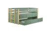 Picture of OSCAR Solid Wood Single Cabin Bed Frame with Trundle & Storage