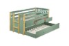 Picture of OSCAR Solid Wood Single Cabin Bed Frame with Trundle & Storage
