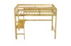 Picture of LYDIA Solid Wood Single Loft Bed Frame with Desk