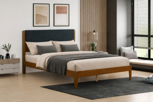 Picture of OSLO Solid Wood Bed Frame in Double/Queen/Super King Size