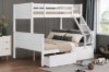 Picture of MASON Solid Wood Single-Double Bunk Bed Frame