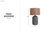 Picture of BELL179 Ceramic Table Lamp