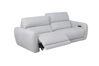 Picture of BENTON Dual Motor Power Recliner Sofa Range - 3 Seat with USB Type-C Ports (3R)
