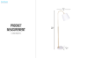 Picture of BELL182 Floor Lamp with Marble Base
