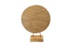 Picture of 650-040 Round Carving Decor Solid Teak Wood Sculpture (40cmx51cm)