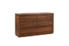Picture of WALNOVA 3PC/4PC/5PC/6PC Solid Walnut Veneer Bedroom Combo Set with Side Pier in Queen Size