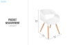 Picture of MARIS Dining Chair (Off White)