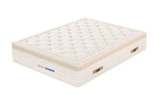 Picture of LUMOON Euro‑Top Pocket Spring & Gel Memory Foam Thick Mattresses with Tencel‑Blend Knit Fabric - Super King Size