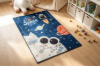 Picture of FABLE 150x100 Cartoon Washable Rug (Space Printed)