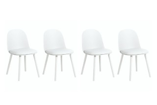 Picture of DEW Dining Chair (Off White) - 4 Chairs in 1 Carton