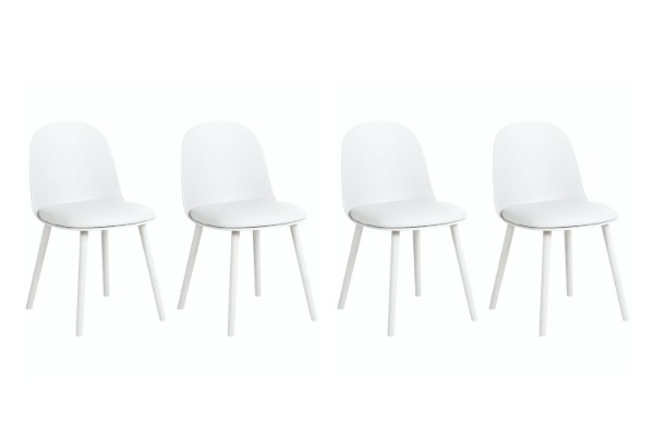 Picture of DEW Dining Chair (Off White) - 4 Chairs in 1 Carton