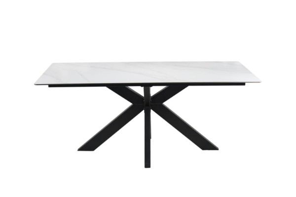 Picture of [FLOOR MODEL CLEARANCE]NOBLE 180 Sintered Stone Top Dining Table (White)