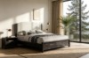 Picture of MONTEREY Solid Mindi Wood Veneer Bed Frame in Queen/King Size
