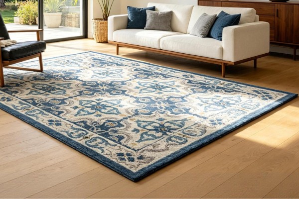 Picture of ISTANBUL 230x160/300x240 Rug (Blue Floral)