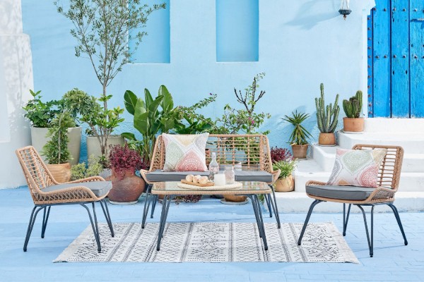 Picture of [FLOOR MODEL CLEARANCE] BARACOA 4PC Outdoor Lounge Set with Coffee Table