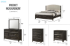 Picture of MONTEREY 4PC/5PC/6PC Genuine Mindi Wood Veneer Bedroom Combo Set in Queen/King Size