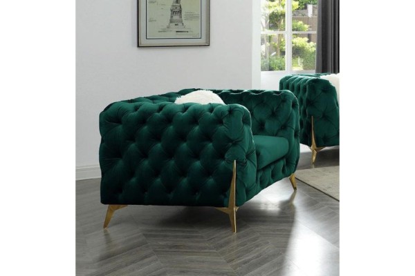 Picture of [FLOOR MODEL CLEARANCE] VIGO 1 Seat Sofa (Emerald Green)