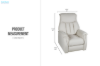 Picture of [FLOOR MODEL CLEARANCE] WILLETA Air Leather Power 1 Seater Sofa/Armchair/Sofa Lift Chair