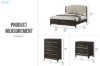 Picture of MONTEREY Genuine Mindi Wood Veneer Bedroom Combo Set - 4PC King Size