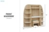 Picture of [FLOOR MODEL CLEARANCE] RYDEN Space-Saving Desk with Display Shelves