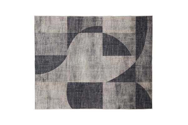 Picture of 398-015 ELEMENT Brilliant Rug (Charcoal Abstract Print) - 230x160cm
