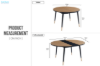 Picture of [FLOOR MODEL CLEARANCE] CADEN 120-150 Extension Dining Table