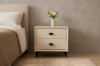 Picture of [FLOOR MODEL CLEARANCE] ALANYA 2-Drawer Bedside Table (Champagne)